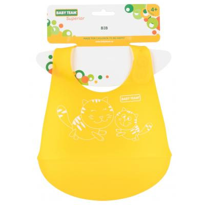 Нагрудничок Baby Team Силіконовий (6591) Вінниця - фото 2