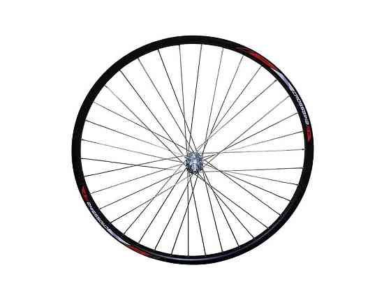 Колесо на велосипед d-28 переднее All двойной обод 36H (2мм) черное ТМ CROSSBIKE Киев