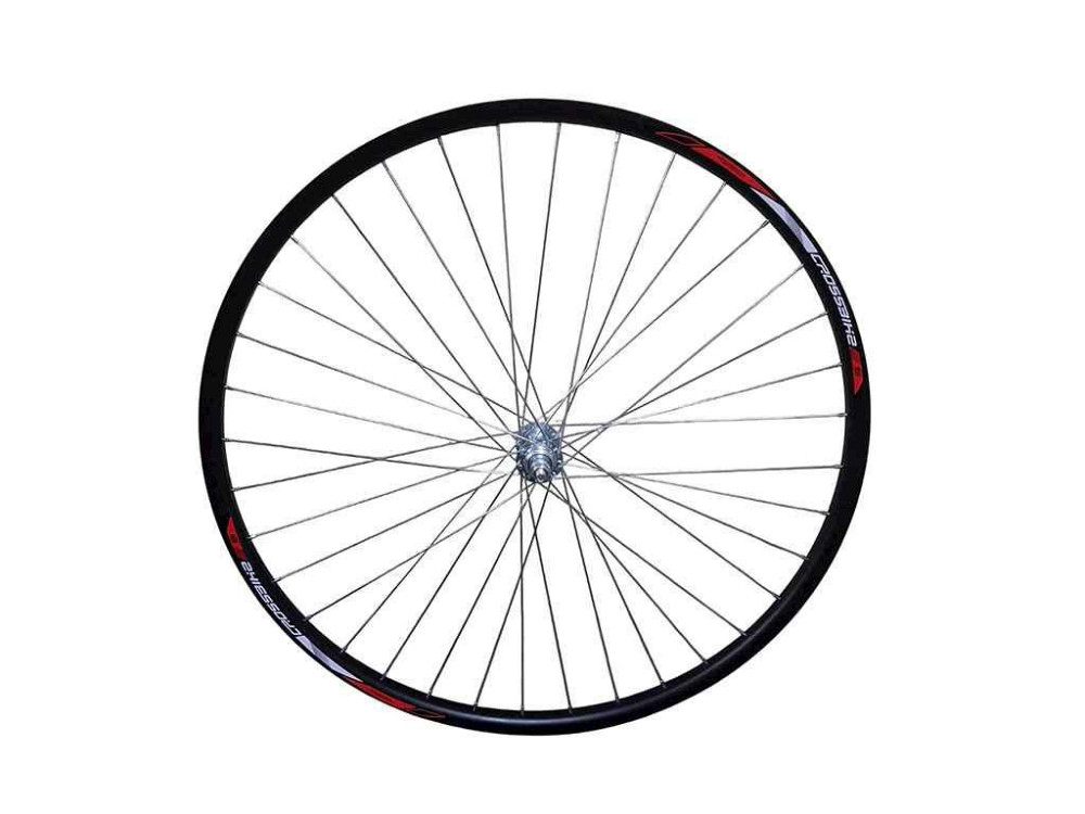 Колесо на велосипед d-28 переднее All двойной обод 36H (2мм) черное ТМ CROSSBIKE Киев - изображение 1