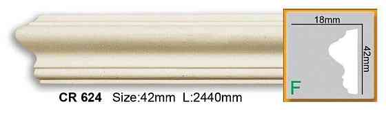 Молдинг полиуретановый гладкий Gaudi Decor CR 624 Днепр