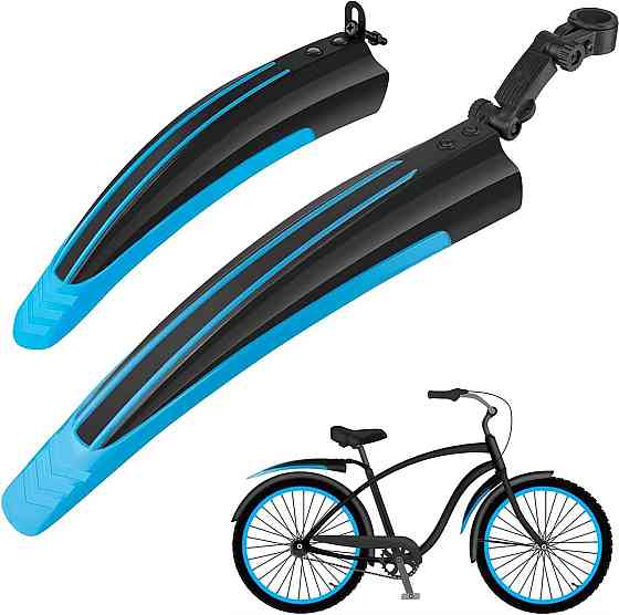 Комплект блакитних велосипедних крил Київ