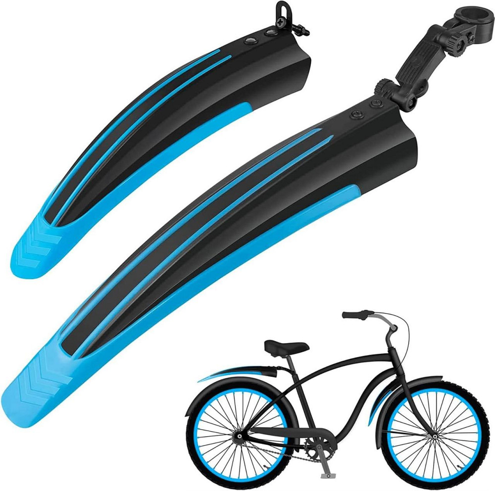 Комплект блакитних велосипедних крил Київ - фото 1