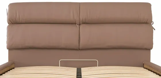 Кровать Двуспальная Edinburgh Comfort 160 х 200 см Fly 2213 С подъемным механизмом и нишей для белья Светло-коричневый Днепр