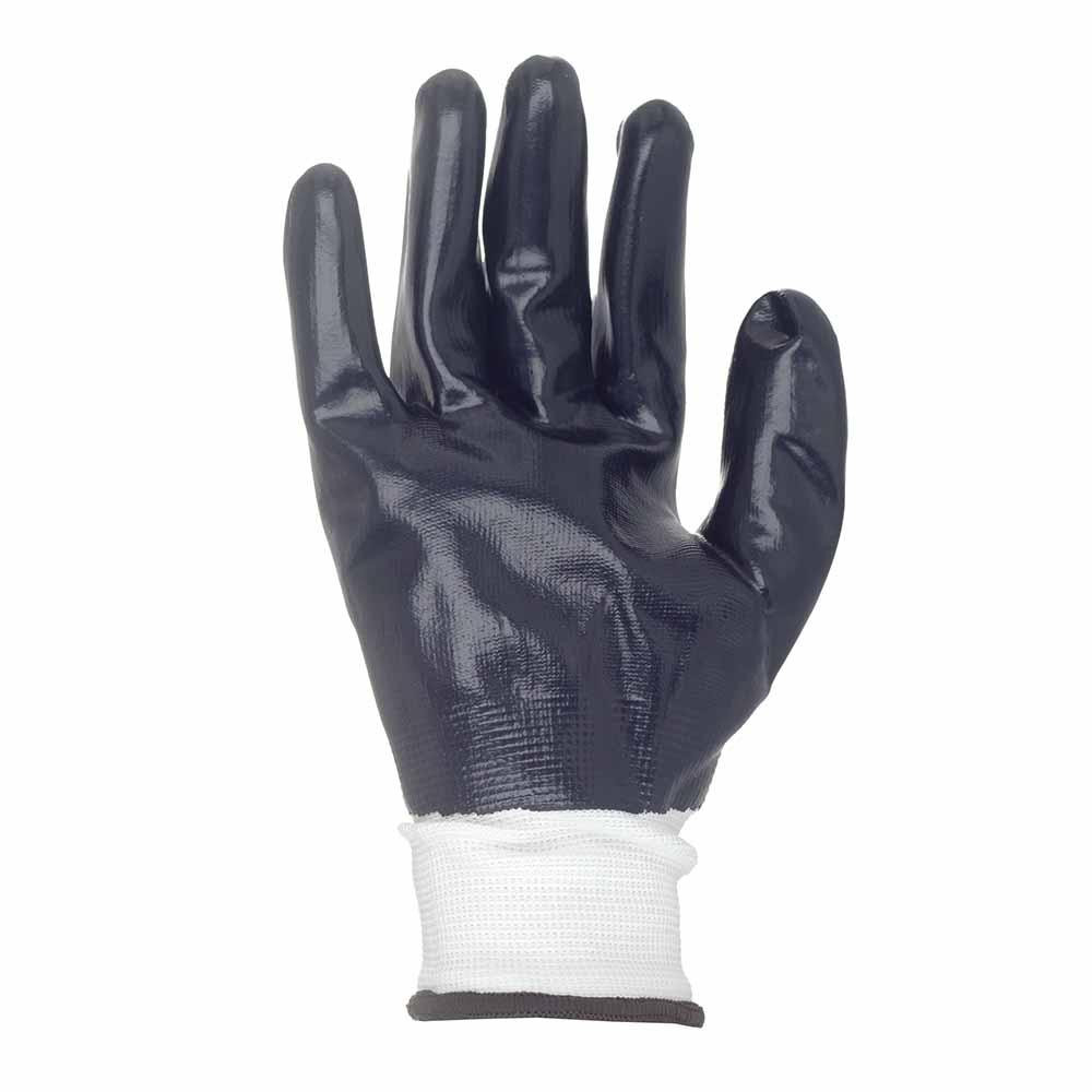 Рукавички трикотажні з повним нітриловим покриттям р10 (чорні, манжет) SIGMA (9443561) Київ - фото 5