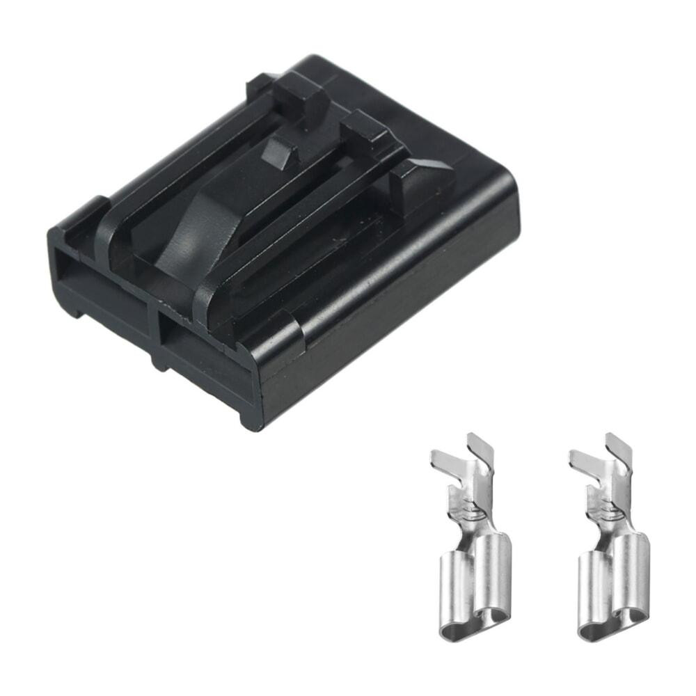 Роз'єм конектор 2-кон., Бензонасос Walbro/Denso/Bosch, 346027-1, TE Універсальна, Германия, Багато марок Київ - фото 1