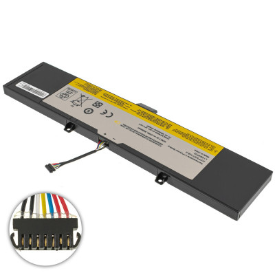 Акумулятор до ноутбука Lenovo IdeaPad Y50-70 L13M4P02, 7400mAh (62Wh), 2cell, 7.7V, Li-ion AlSoft (A71029) Вінниця - фото 1