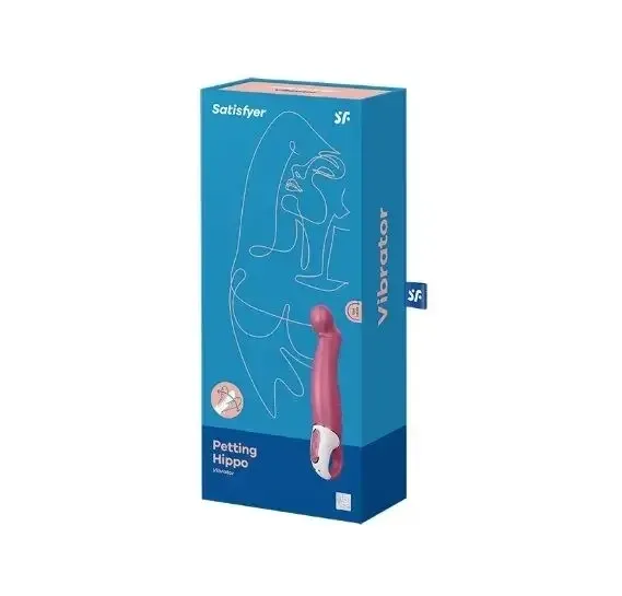 Вибратор для стимуляции точки G Satisfyer Petting Hippo, розовый Sex Aura Киев - изображение 2