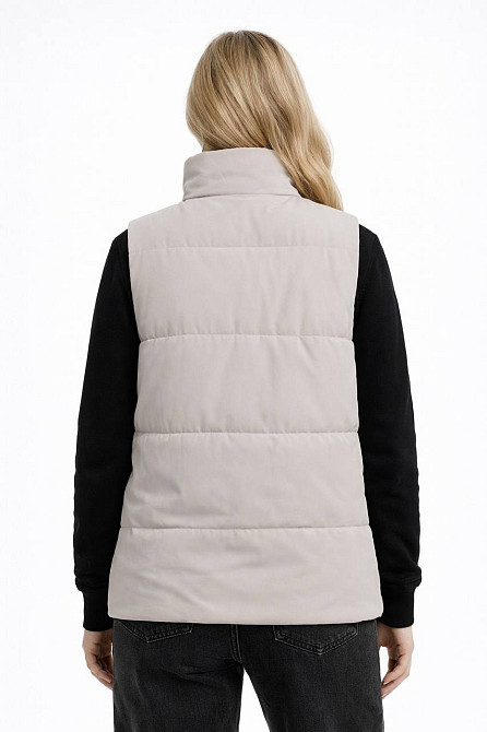 Жилет женский JOY ONE 86336 удлиненный светло-бежевый, світло-бежевый, XL Киев - изображение 15