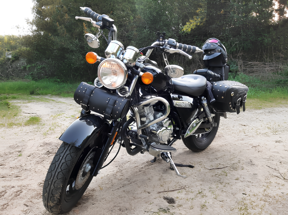 Сумка для мотоцикла 31х13 см. Мотосумка чорного кольору. Сумка тубус мотоциклетна Київ - фото 5