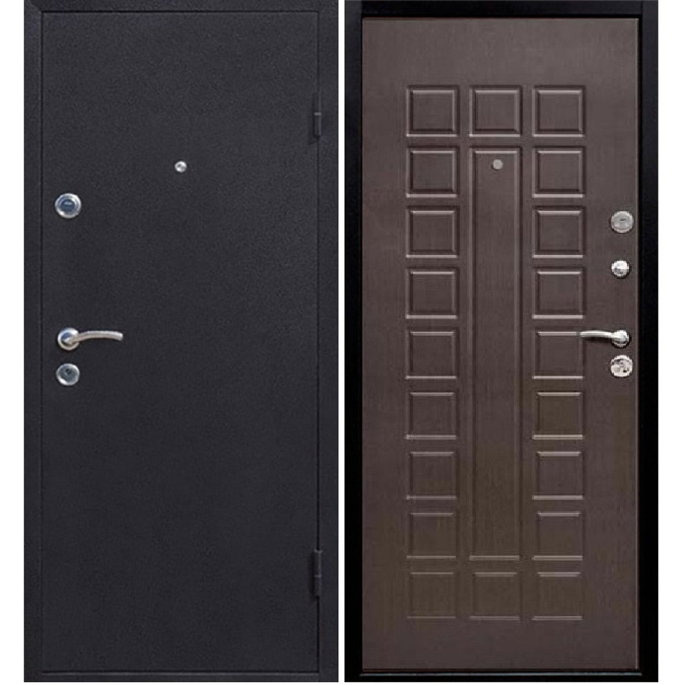Входные двери ТАРИМУС Варшава металл/мдф Венге Киев - изображение 1