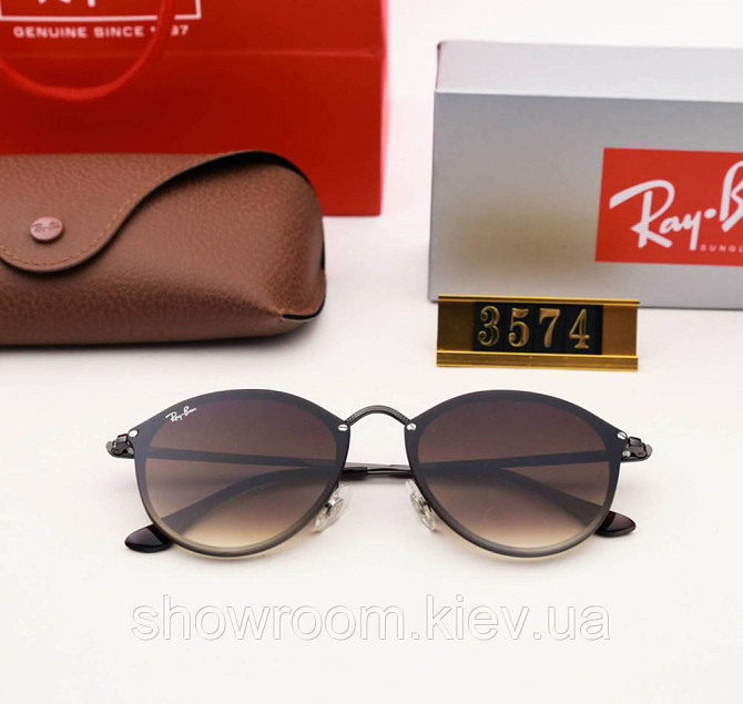 Мужские солнцезащитные очки Rb 3574 (001/13) brown Киев - изображение 2