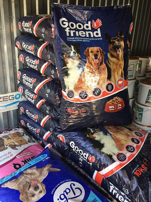 Сухий корм для собак Good Friend з яловичиною, 10 кг — 18% білка, 7% жиру Київ - фото 3