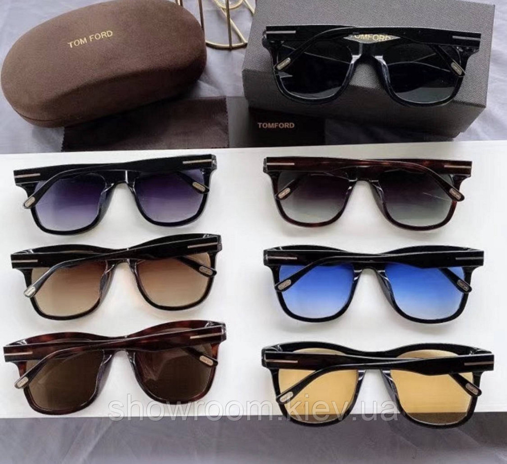 Жіночі сонцезахисні окуляри TF (0833) blue LUX Київ - фото 3