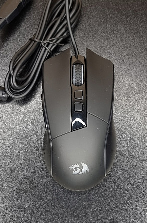Дротова ігрова мишка RedRagon G105 RGB DPI 8000 Клевань - изображение 2