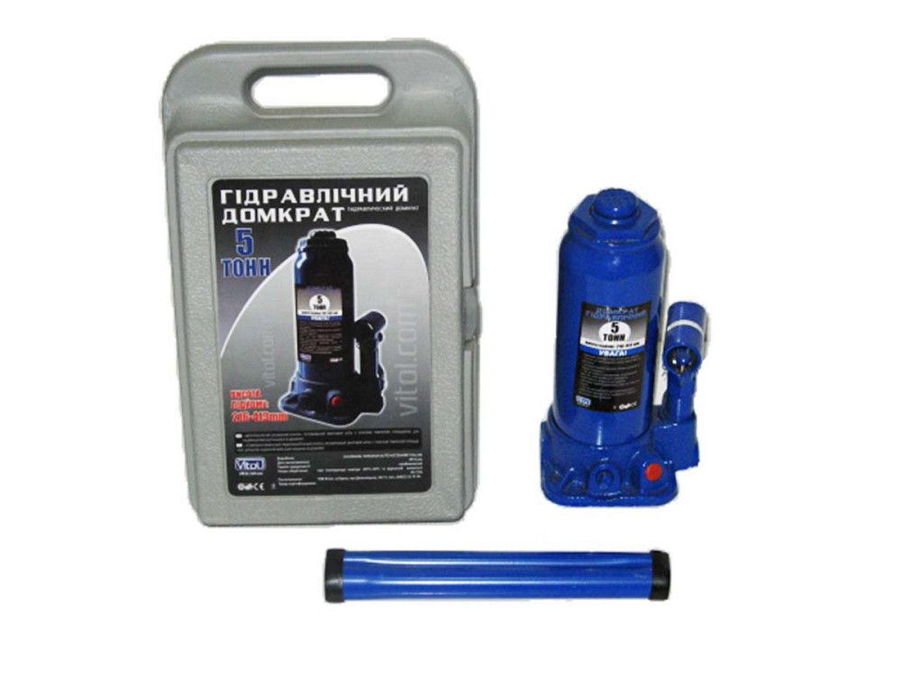Домкрат гидравл. 5т чемодан 413мм Вінниця - фото 1