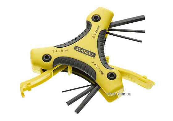 Ключі 6-гранні STANLEY "Triangle" з ручкою. Набір 9 шт. Одеса