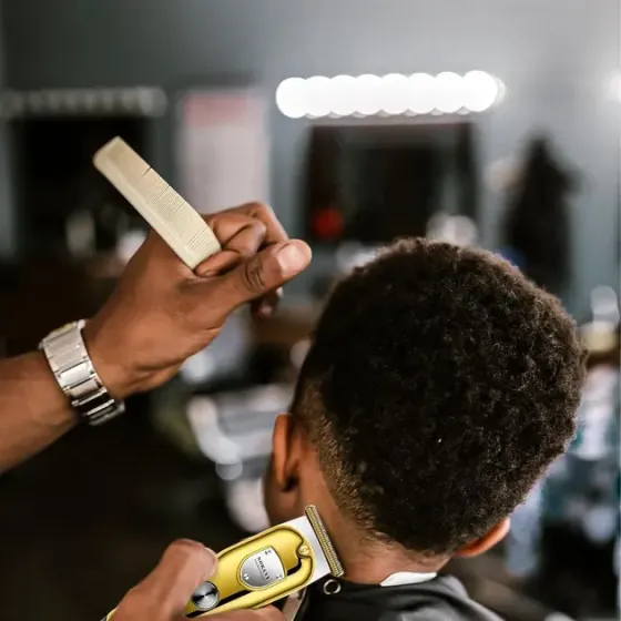 Беспроводная машинка для стрижки волос Sokany SK-LF-16003 4 насадки золотистый Коломыя