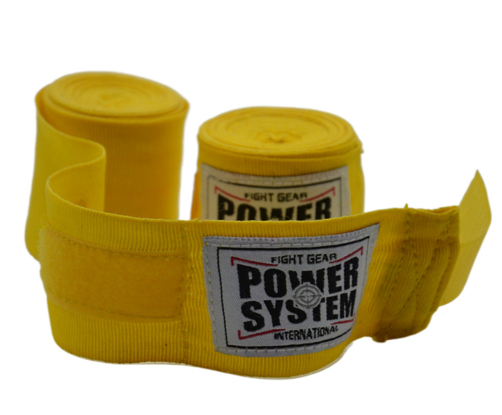 Бинти для боксу Power System PS-3404 Yellow (4 м) Каменское - изображение 7