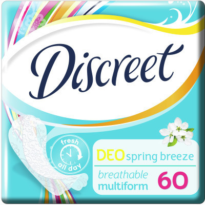 Щоденні прокладки Discreet Deo Spring Breeze 60 шт. (8001090170316/8700216153096) Вінниця - фото 7