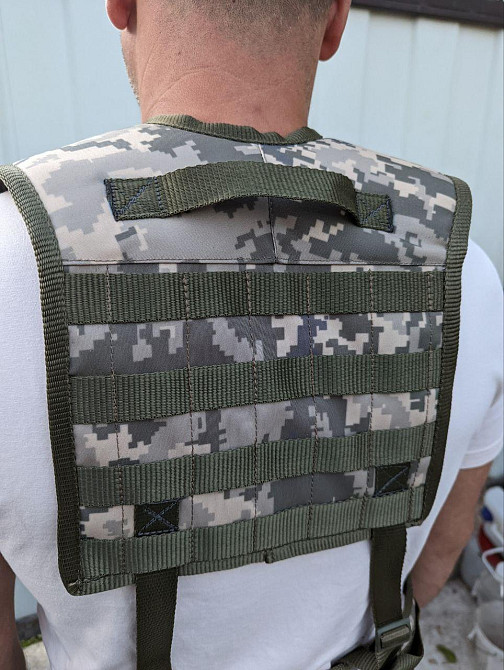 Розвантажувальний пояс тактичний (РПС) піксель (БЕЗ ПІДСУМКІВ), Ремінно-Плечова система для ЗСУ Днепр - изображение 8