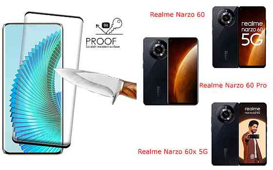 Захисне скло HyperGlass Pro для Realme Narzo 60, Narzo 60 Pro, Narzo 60x 5G – максимальна чутливість та захист Київ