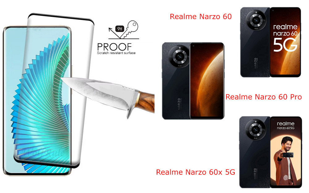 Захисне скло HyperGlass Pro для Realme Narzo 60, Narzo 60 Pro, Narzo 60x 5G – максимальна чутливість та захист Київ - фото 1