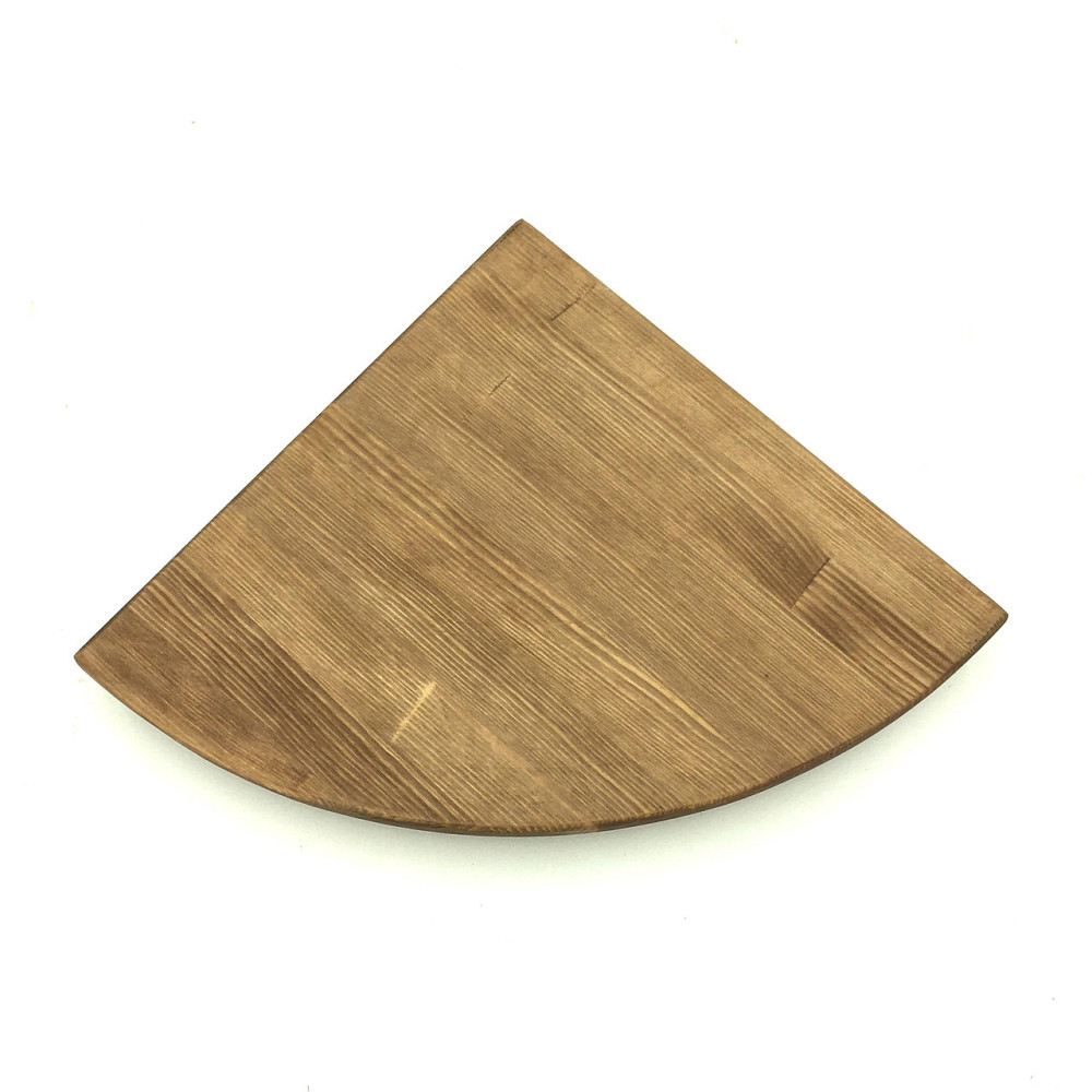 Угловая настенная полка 