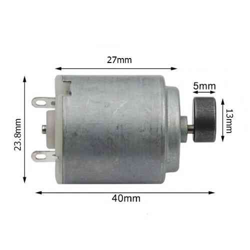 Микро мотор с эксцентриком 260, DC 3-7.4В, вал 8мм, вибрационный двигатель Винница