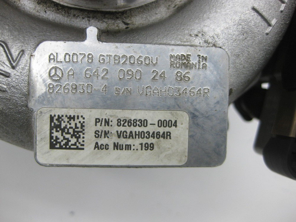 Mercedes-Benz  A6420902386 Турбонагнітач - турбіна для двигуна OM642 V6 3.0 cdi S-Class W222 E-Class W212 W213 C207 C238 Одесса - изображение 14