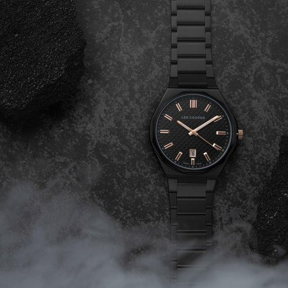 Чоловічий водостійкий наручний годинник Lee Cooper Knight (Чорний) Вінниця - фото 9