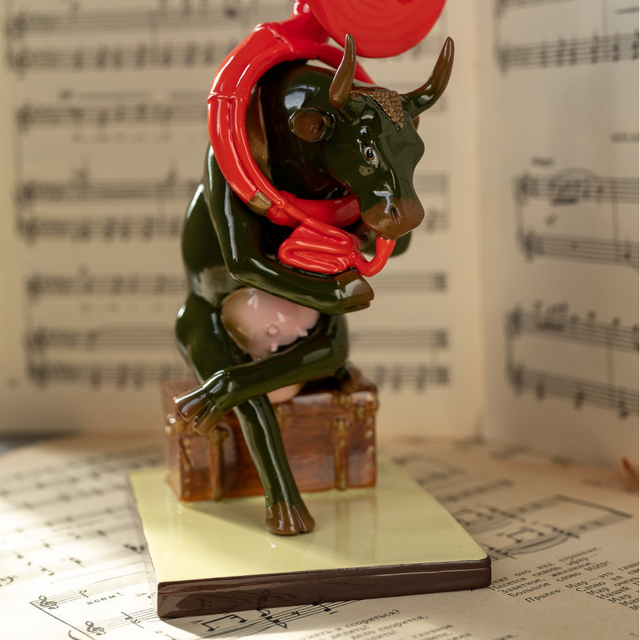 Коллекционная статуэтка корова Josephine au Trombone, Size M Ровно - изображение 2
