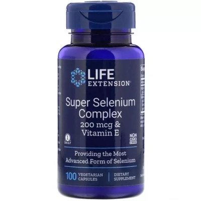 Минералы Life Extension Супер Комплекс Селен, Super Selenium, 100 Вегетарианских Ка (LEX-17781) Винница - изображение 1