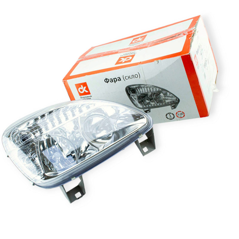 Фара ГАЗ 3302, 2217, 2752 левая новый образец (4 блока) встроенные LED ходовые огни Мукачево - изображение 2