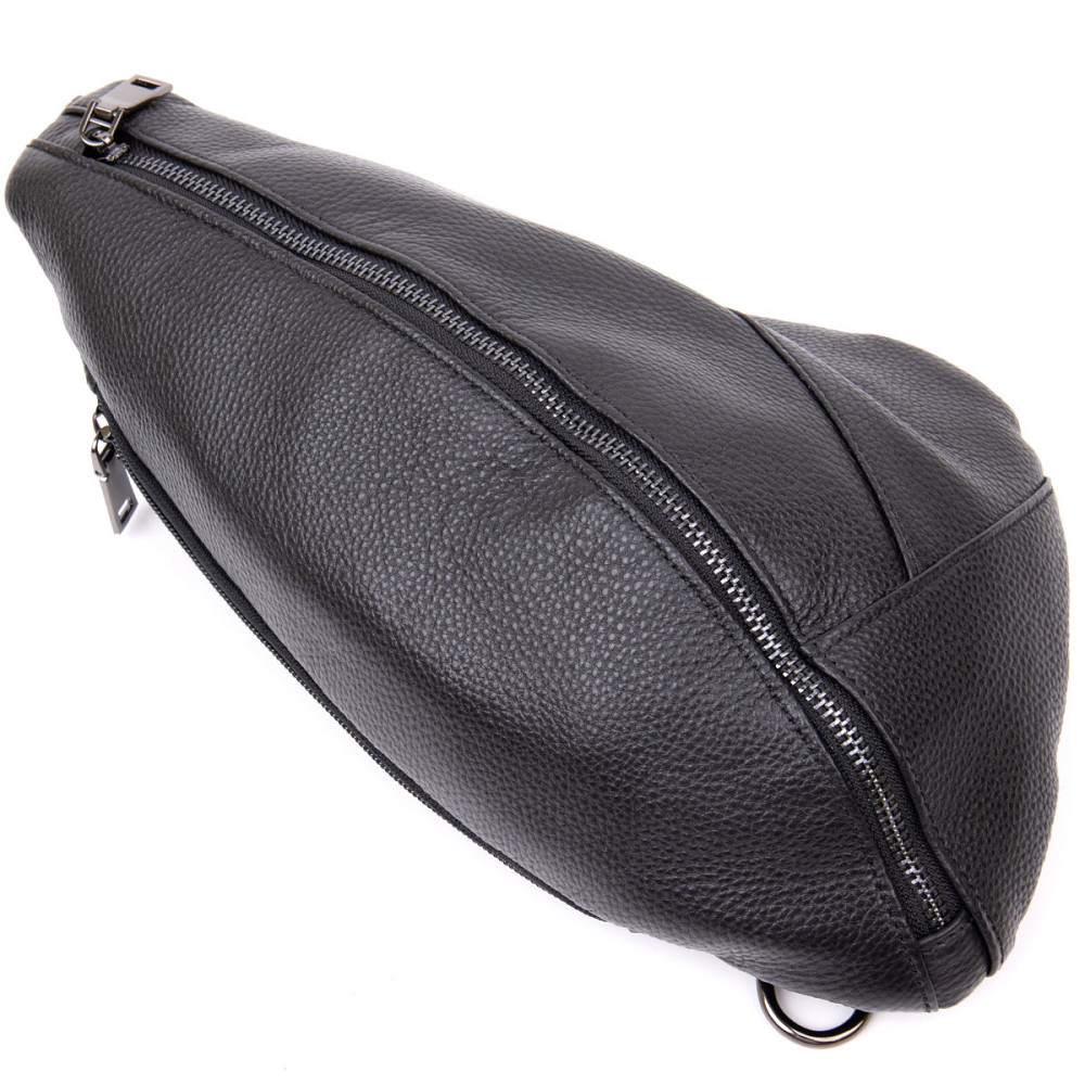 Сумка чоловіча флотар через плече Чорна (Vintage) Київ - фото 9