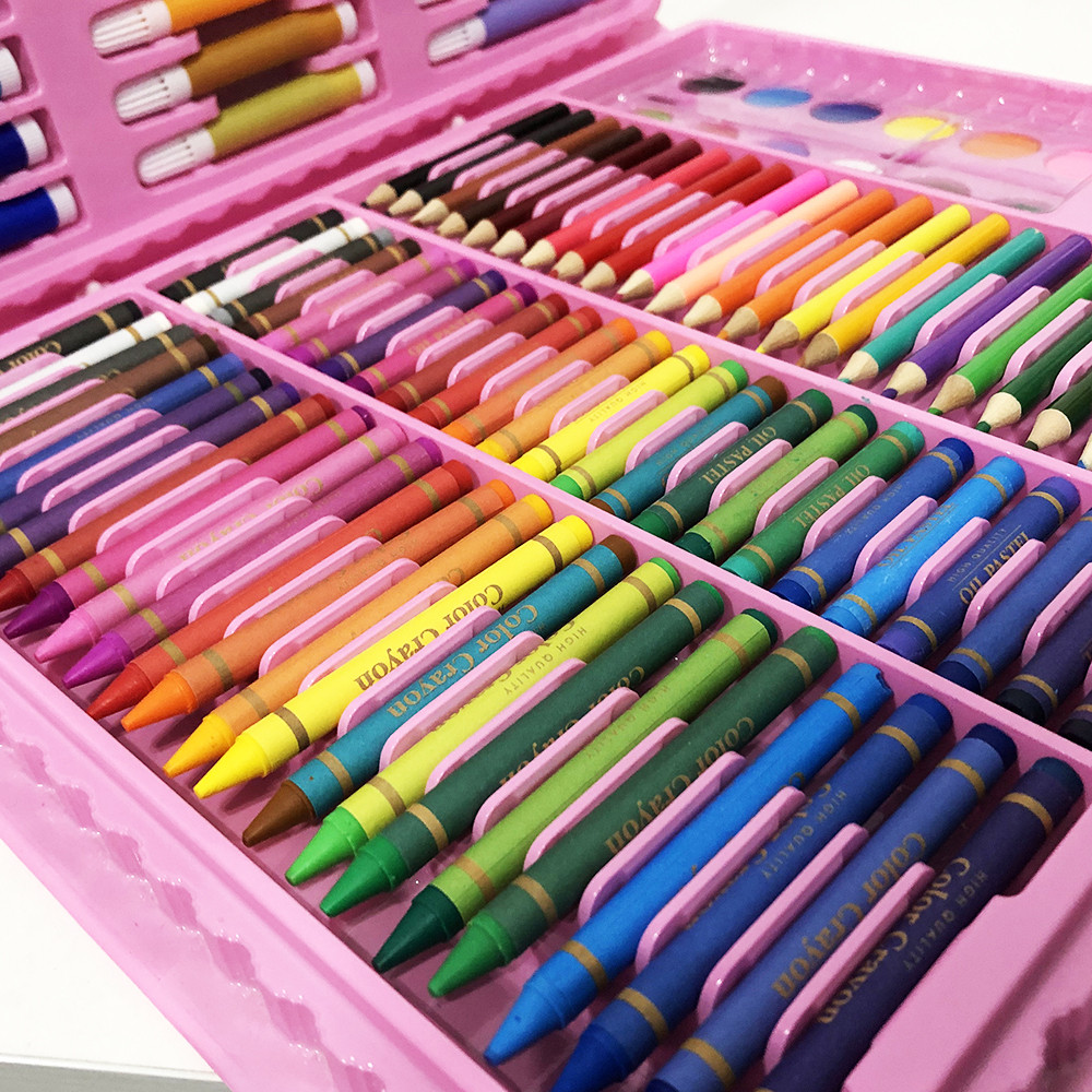 Валіза для малювання 208 предметов, Набір для творчості в алюмінієвій валізі Валіза малювання JK-13 Львів - фото 1