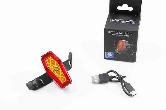Ліхтар задній COB LED технологія, Li-ion 3.7V 500mAh зарядка від USB, вологозахисний Київ