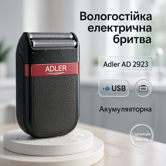 Професійна електробритва з насадками, Акумуляторний прилад для видалення волосся, Портативна бритва JM-50 Львів
