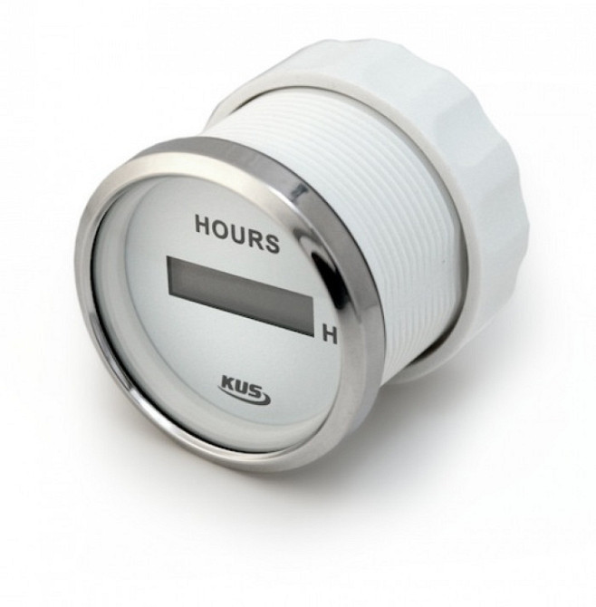 Счетчик Моточасов для лодок катеров яхт Wema (Kus) Белый 52мм Киев - изображение 1