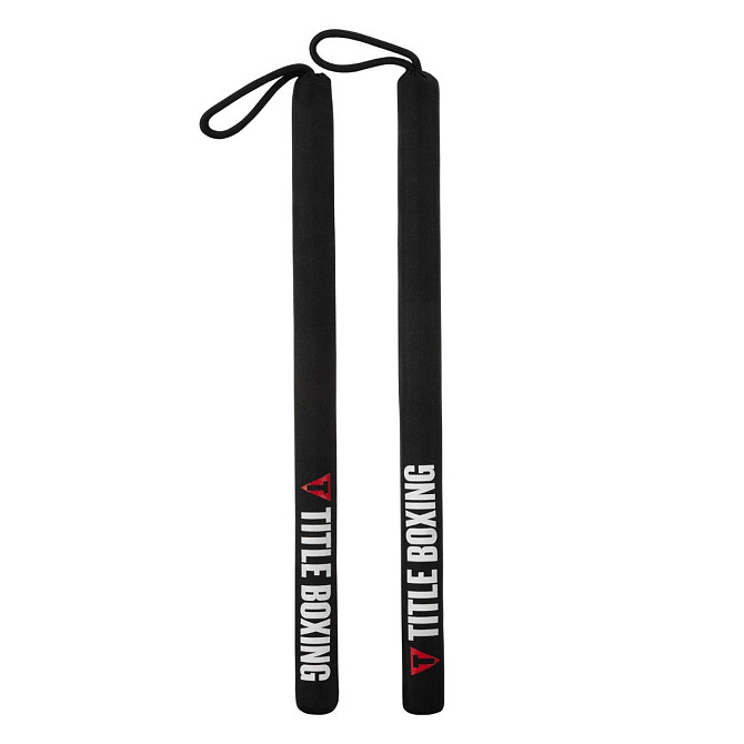Палиці для боксу (лападані тренерські) TITLE Boxing Precision Training Sticks 2.0 Black Кам'янське - фото 1