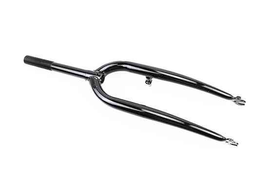 Вилка 24" з різьбою 1" (25,4мм), шток 200мм, V-brake, чорна (можливі подряпини, дефекти фарбування) Киев