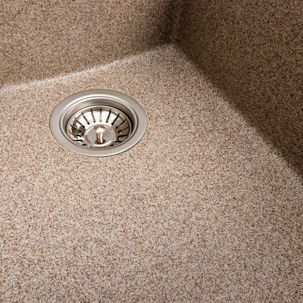 VALESO Гранітна мийка для кухні VALESO 4150 SOKIL матова (карамель) Київ - фото 5