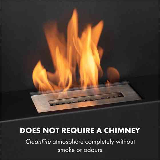 Phantasma Futur етаноловий камін бездимний пальник із неіржавкої сталі 2h неіржавка сталь сріблястий Рівне