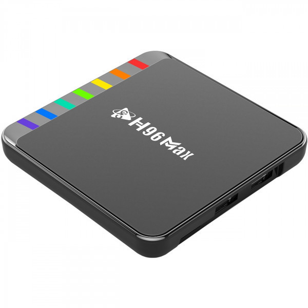 TV Медіаплеєр H96 MAX W2 4/32Gb/ Amlogic S905W2/ Android 11/ WiFi 2.4G+5G/BT:5.0/ LAN:100M/ чорний Київ - фото 1