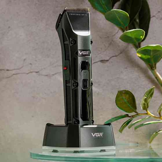 Професійна машинка для стрижки VGR з 4 насадками Київ