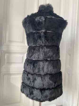 Жилетка жіноча з хутра кролика подовжена 48 р. Коломыя