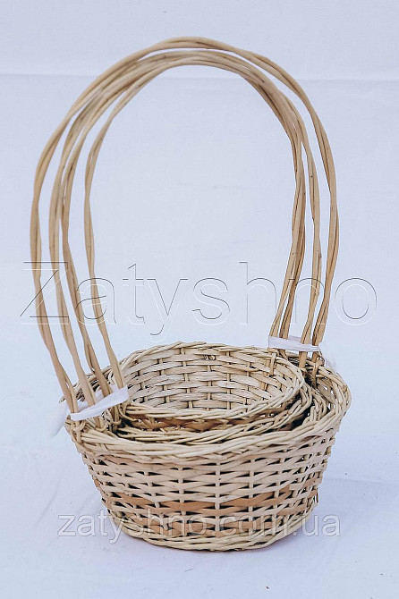 Кошик великодні | плетений кошик на Великдень із лози | кошик на Великдень Київ - фото 1