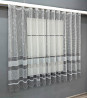 Тюль сітка VR-Textil Juli № 1717т Арка на кухню колір сірий 200х155 см (53-0245)