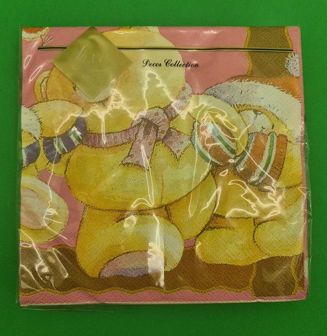 Новогодняя бумажная салфетка (ЗЗхЗЗ, 20шт) LuxyНГ Едем праздновать  (209) (1 пачка) Харьков - изображение 4