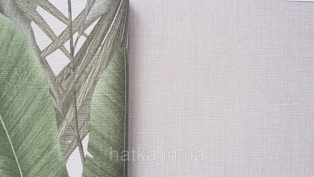 Шпалери вінілові на флізеліні AS creation Della Natura 1.06Х10 однотонні під тканину льон тонка смужка бежеві Київ - фото 3