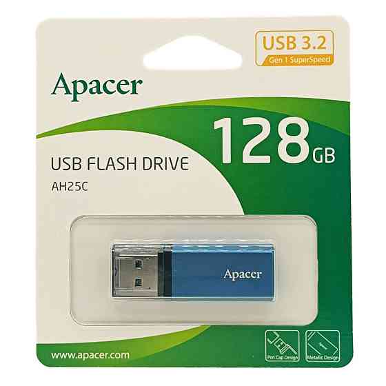 Флешка Apacer 128GB USB 3.2, синя Київ